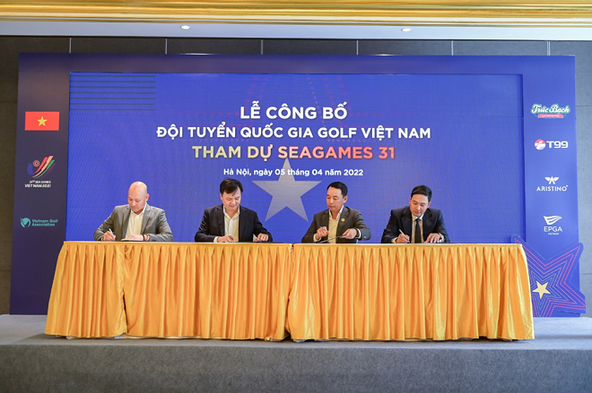 T99 Group là nhà tài trợ chính đội tuyển Golf Việt Nam tại SEA Games 31 - 1