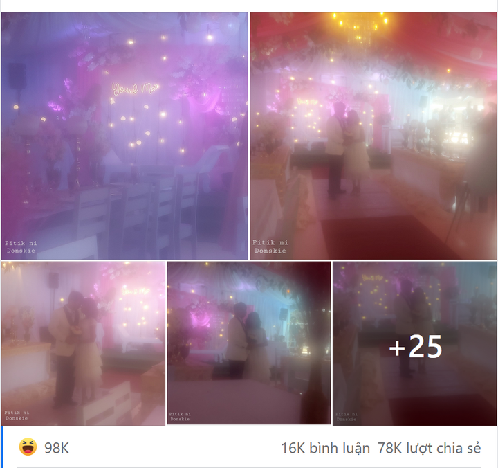 Dở khóc dở cười bộ ảnh cưới 'chìm trong sương khói mờ nhân ảnh’ gây bão MXH - 1