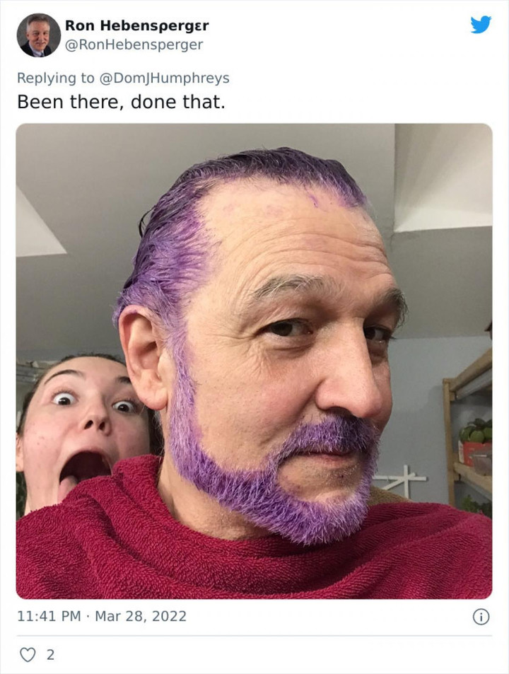 Loạt ảnh hài hước các ông bố 'chịu trận' để con gái trang điểm - 3