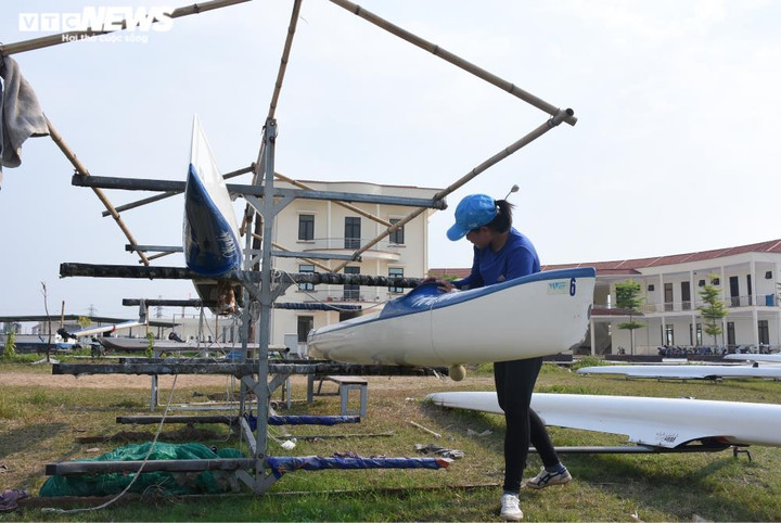 Ảnh: Hải Phòng gấp rút hoàn thiện cải tạo khu đua thuyền phục vụ SEA Games 31 - 13