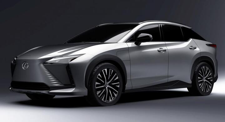 Lexus RZ 450e 2023 hé lộ hình ảnh ngoại thất - 1