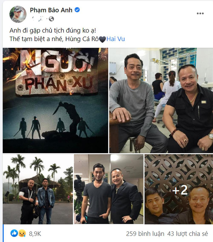 Sao Việt thương tiếc võ sư Vũ Hải - Hùng Cá Rô của phim 'Người phán xử' - 1