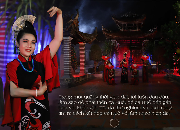 NSƯT Diệu Hương: 'Dù phải ăn mắm ăn muối qua ngày, tôi vẫn theo đuổi ca Huế' - 3