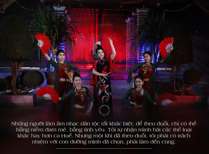 NSƯT Diệu Hương: 'Dù phải ăn mắm ăn muối qua ngày, tôi vẫn theo đuổi ca Huế' - 5