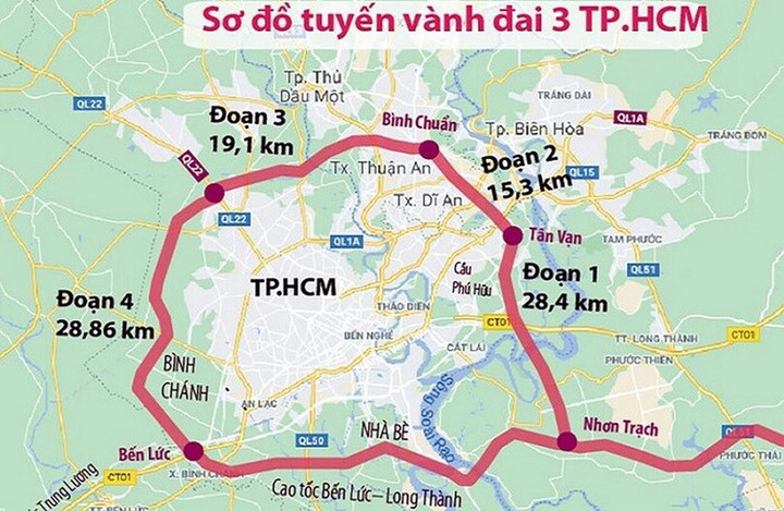 TP.HCM cần Trung ương hỗ trợ hơn 31.000 tỷ đồng để làm đường vành đai 3 - 1