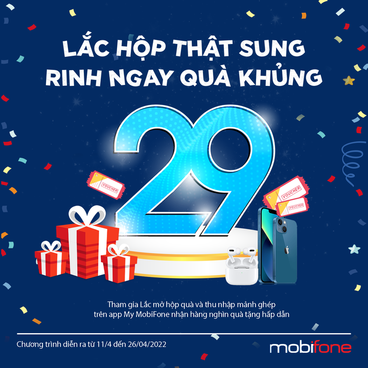 Sinh nhật 29 năm, MobiFone ưu đãi trọn tháng 4 tri ân khách hàng - 2