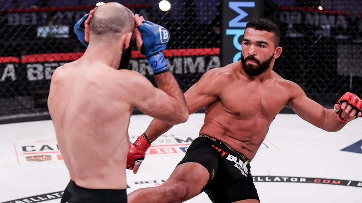 AJ McKee tranh đai vô địch cùng Pitbull 2 tại Bellator MMA 277 - 1