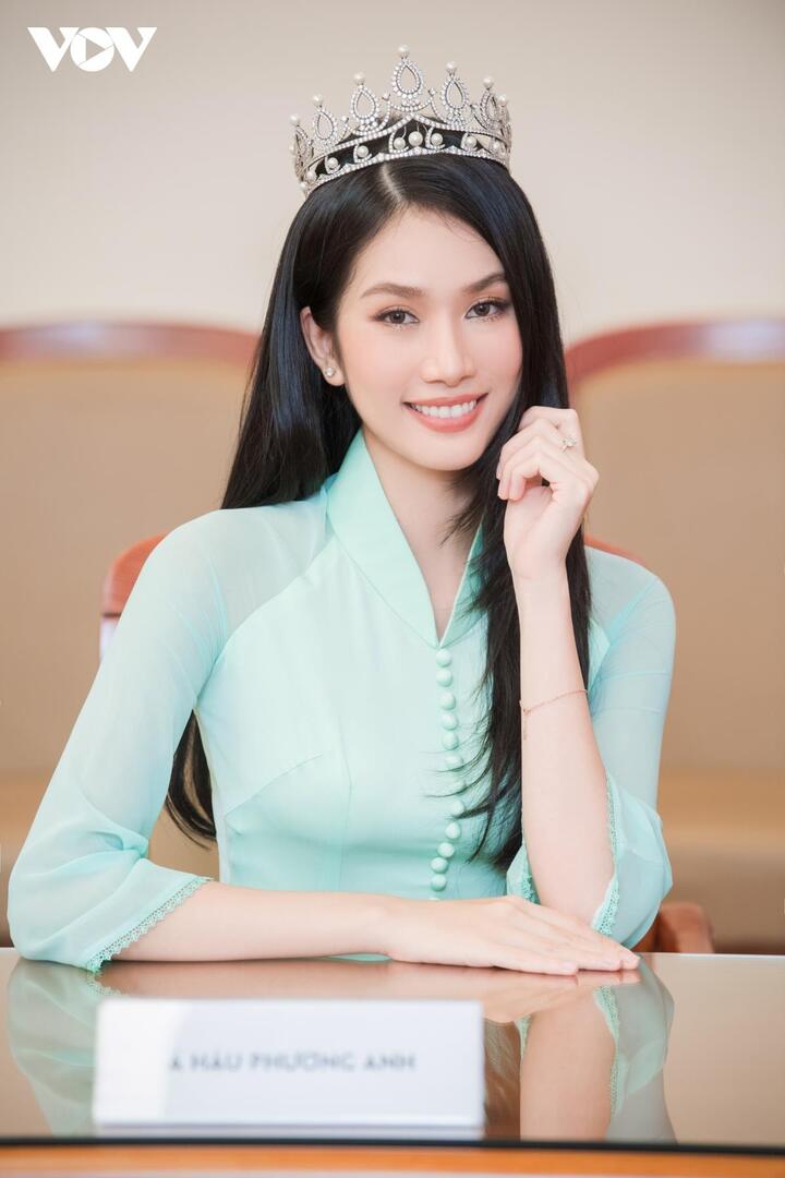 Ảnh: Á hậu Phương Anh đẹp dịu dàng trong tà áo dài - 5