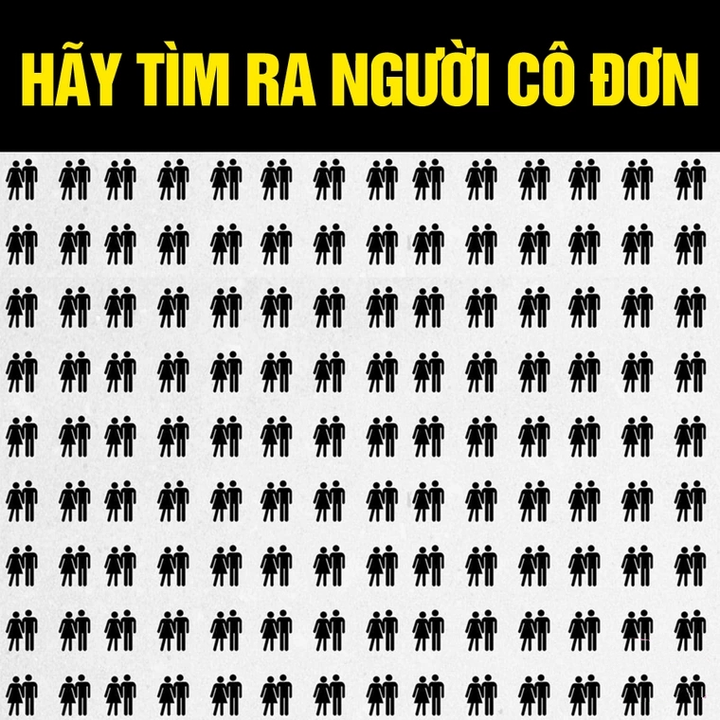 Ai là người cô đơn trong bức hình này? - 1