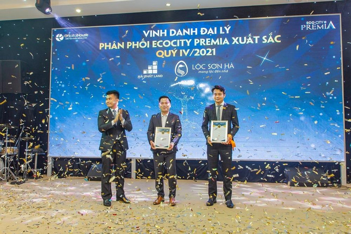 Hải Phát Land lần thứ 2 được vinh danh đại lý bán hàng xuất sắc Ecocity Premia - 1