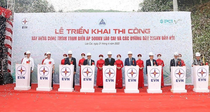 Khởi công Trạm biến áp 500kV Lào Cai và đường dây đấu nối - 1