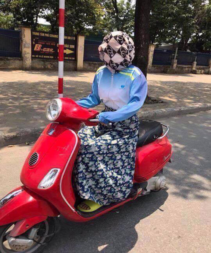 Giật mình với thời trang tránh nắng của dân tình, mùa nóng mà cứ ngỡ đông về - 2