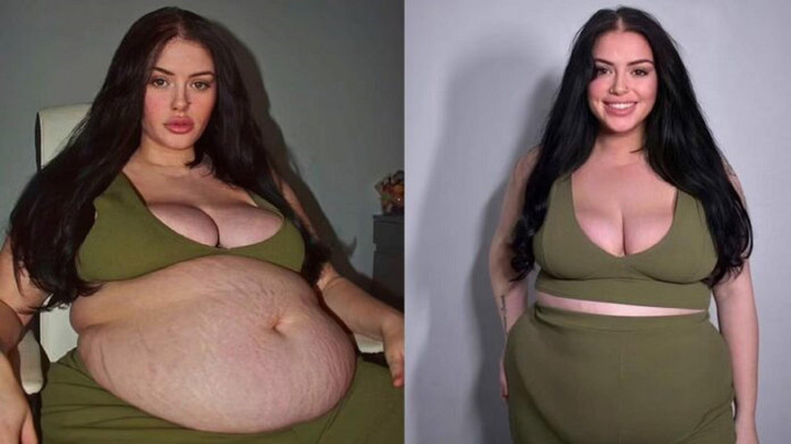 Cô gái kiếm gần 300 triệu/tháng từ việc khoe chiếc bụng mỡ quá khổ của mình - 4