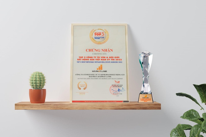 Hải Phát Land lọt Top 5 đơn vị môi giới bất động sản uy tín 2022 - 3