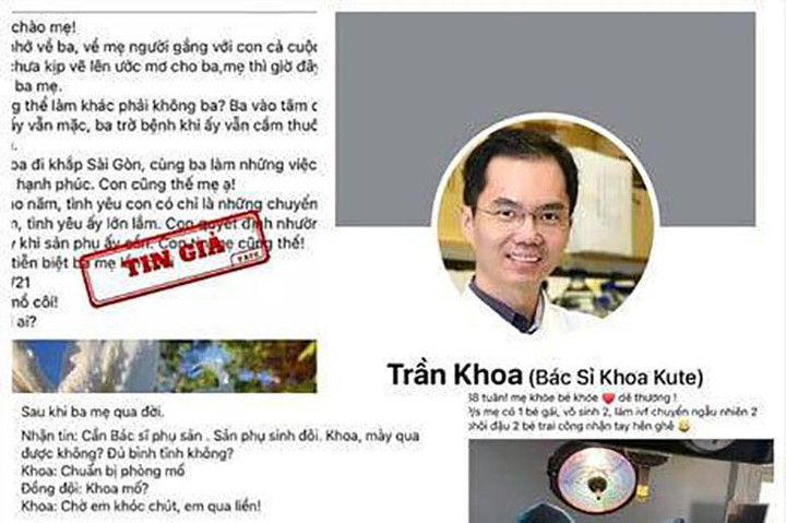 Công an tìm nạn nhân quyên tiền vụ 'bác sĩ Khoa rút ống thở của mẹ cứu sản phụ' - 1