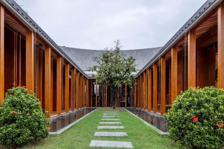 Mê mẩn ngắm ngôi nhà gỗ mang phong cách dân gian đương đại ở Quảng Nam - 2