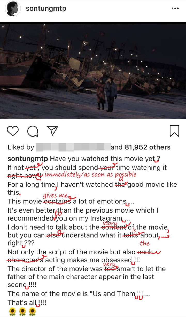 Sơn Tùng M-TP bị dân mạng 'khui' hàng loạt lỗi ngoại ngữ - 4