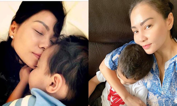 Giấu kỹ quý tử lai Tây, Thu Minh ngỡ ngàng khi con hỏi: 'Sao mẹ che mặt con?' - 4