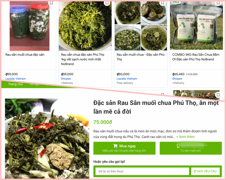 Loại rau nhà nghèo lên sàn thương mại điện tử, bán cả trăm suất mỗi ngày - 1