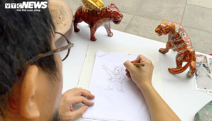 500.000 đồng một tượng linh vật SEA Games 31 làm bằng gỗ mít - 3