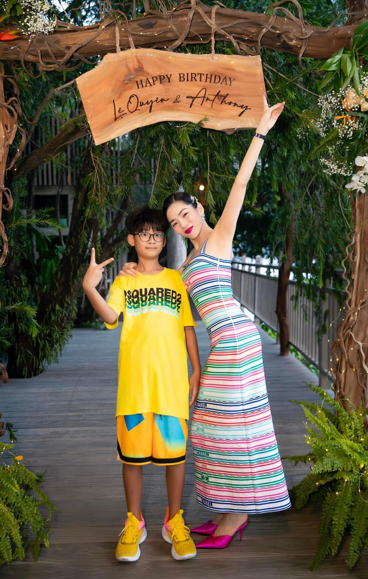 Con trai 11 tuổi được ví như 'nam thần' của ca sĩ Lệ Quyên - 13