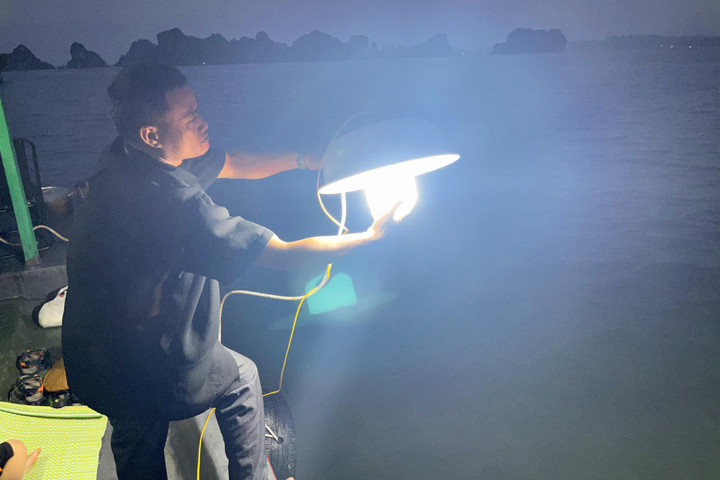 2 triệu đồng một chuyến săn mực ban đêm ở giữa vịnh Hạ Long - 3