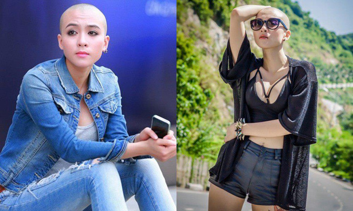 Những mỹ nhân Việt từng gây sốc khi bất ngờ cạo trọc đầu - 18