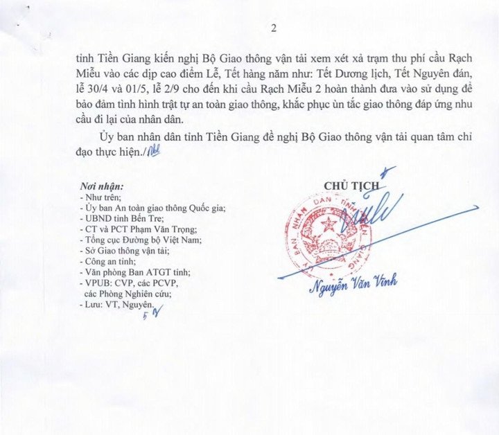 Tiền Giang kiến nghị xả trạm BOT cầu Rạch Miễu vào dịp lễ, Tết - 5