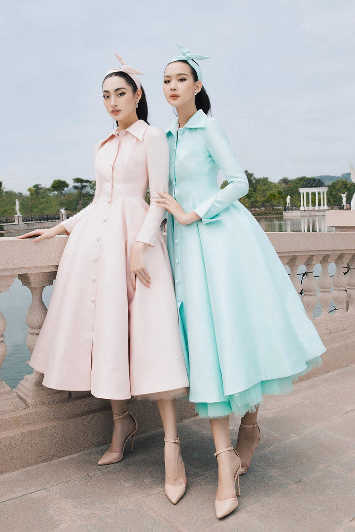 Lương Thùy Linh nhỏ bé cạnh thí sinh cao nhất Miss World Vietnam 2022 - 6