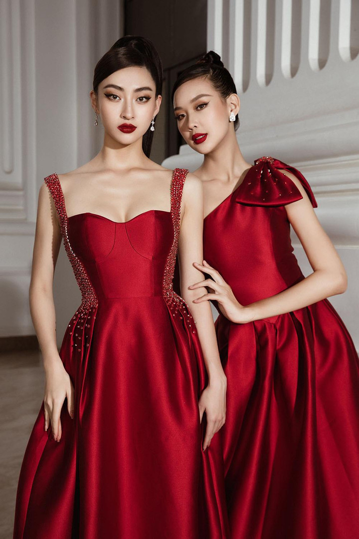 Lương Thùy Linh nhỏ bé cạnh thí sinh cao nhất Miss World Vietnam 2022 - 4