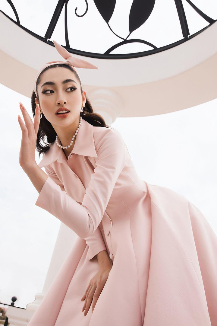 Lương Thùy Linh nhỏ bé cạnh thí sinh cao nhất Miss World Vietnam 2022 - 7