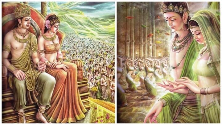 Thái tử Tất Đạt Đa và công chúa Da Du Đà La nên duyên khi họ 16 tuổi.