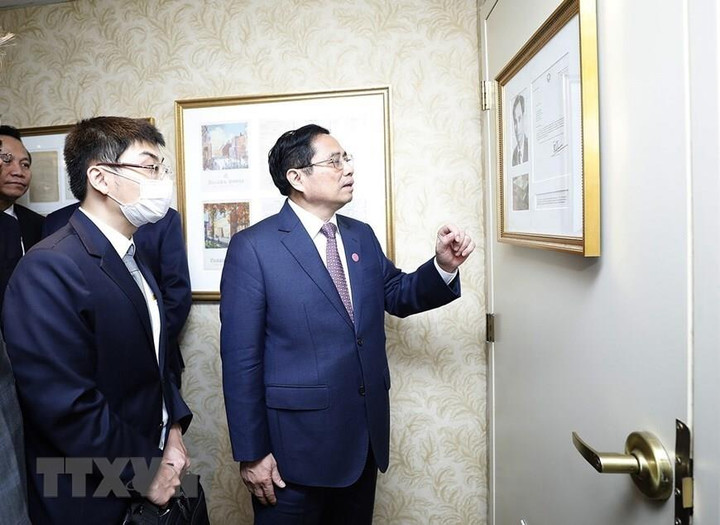 Thủ tướng Phạm Minh Chính thăm nơi Bác Hồ từng sống, làm việc ở Boston - 4