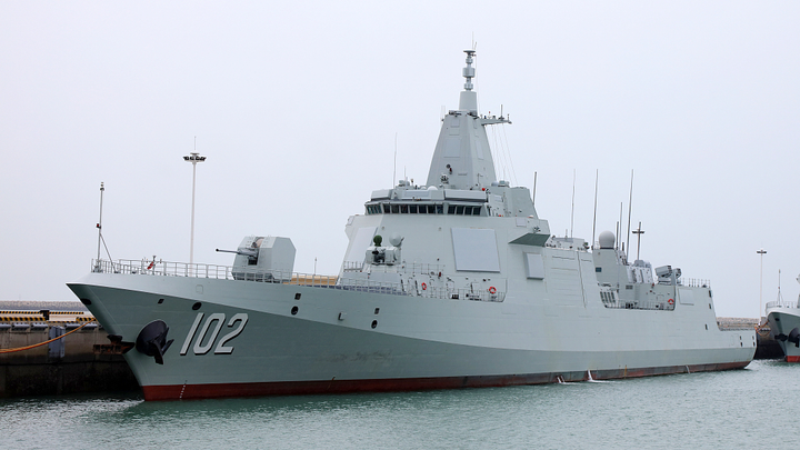 Trung Quốc cử tàu khu trục lớn nhất dẫn đầu tập trận ở biển Hoàng Hải - 1