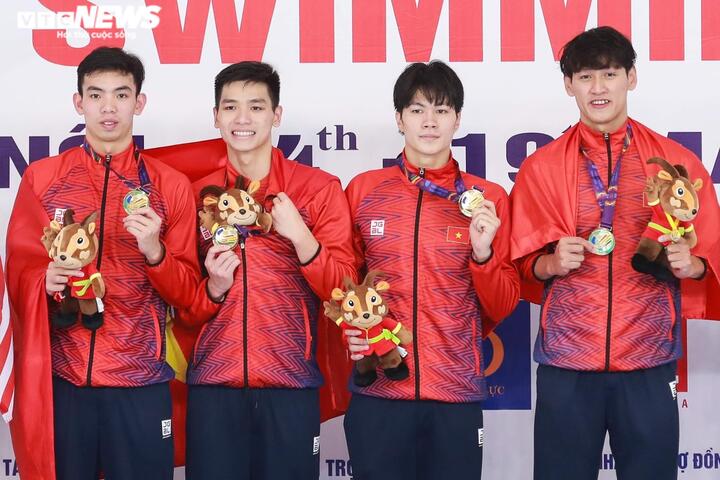 Trực tiếp SEA Games 31 hôm nay 17/5: Đội bơi tiếp sức 4x200m tự do phá kỷ lục - 2