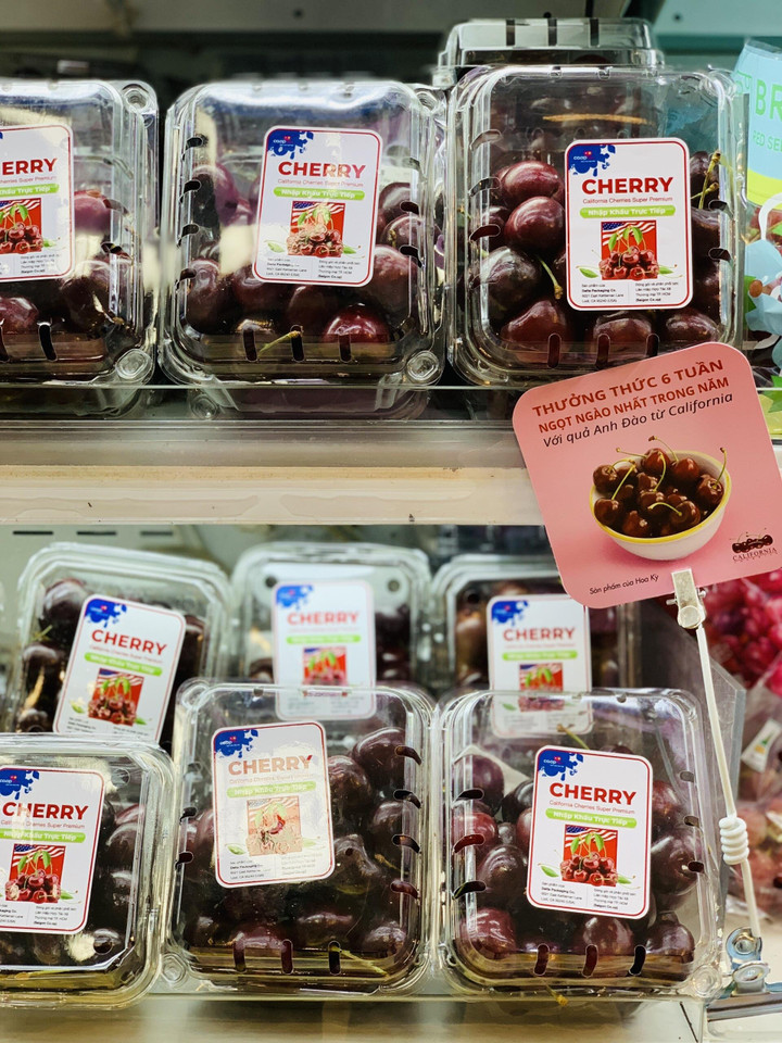 Co.opmart bắt đầu bán cherry đỏ nhập chính ngạch từ Mỹ - 1