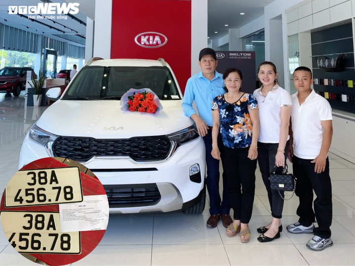 Xe Kia Sonet trúng biển ‘cực phẩm’, có người trả giá 1,7 tỷ đồng chủ xe chưa bán - 1