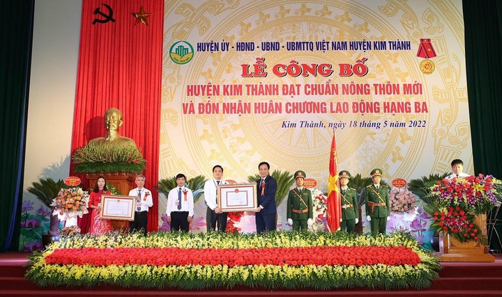 Hải Dương: Kim Thành về đích huyện nông thôn mới - 1