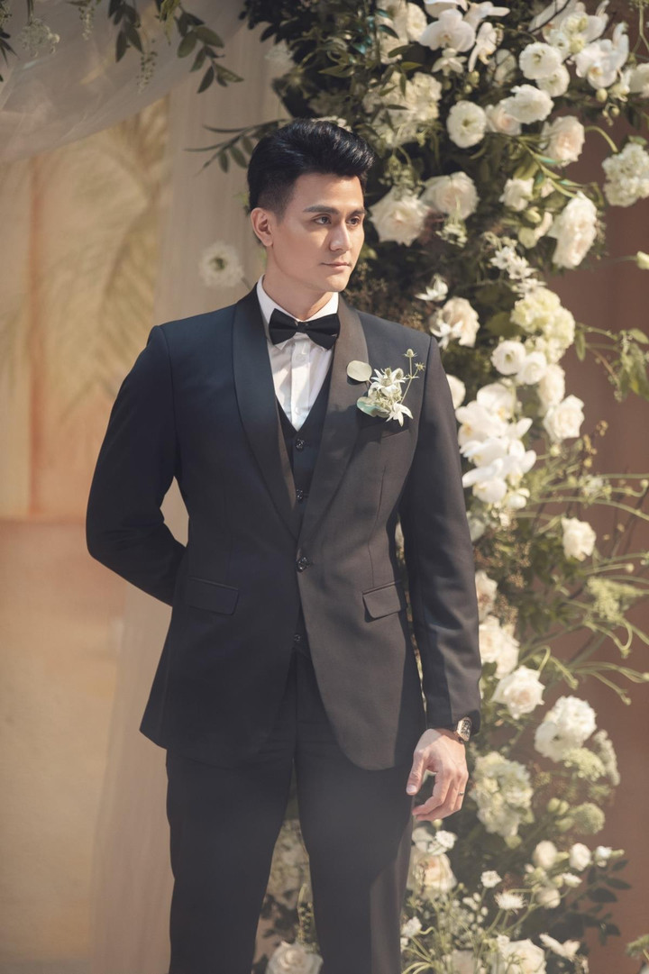 Ảnh cưới của Phương Oanh và người mẫu Vĩnh Thuỵ khiến fan bất ngờ - 1