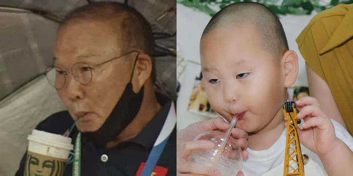 Tìm ra bản sao nhí cực yêu của HLV Park Hang Seo, hóa ra là quý tử nhà sao Việt - 1