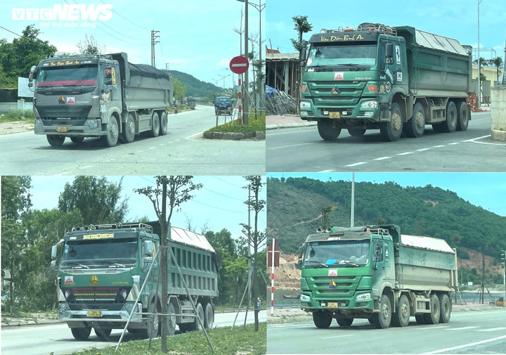 Xe tải dán logo 'lạ' vô tư cơi nới thành thùng, đông như đi trẩy hội ở Nghi Sơn - 7