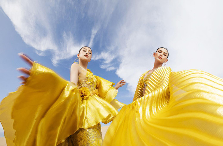 Võ Hoàng Yến, Tiểu Vy đọ thần thái sang chảnh trên đồi cát - 2