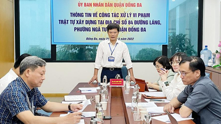 Ngày mai, Hà Nội phá dỡ công trình nhà 5 tầng xây không phép số 84 đường Láng - 1