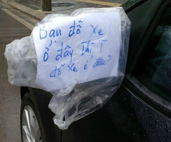 Cười ra nước mắt với loạt cảnh báo xe đỗ sai vừa bá đạo vừa đi thẳng vào vấn đề - 6