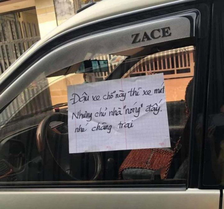 Cười ra nước mắt với loạt cảnh báo xe đỗ sai vừa bá đạo vừa đi thẳng vào vấn đề - 1