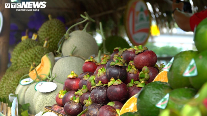 Ảnh: Độc đáo tuần lễ trái cây 'Trên bến dưới thuyền' tại bến Bình Đông, TP.HCM - 11