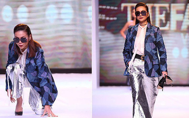 Loạt người đẹp từng 'vồ ếch', hụt chân khi trình diễn thời trang - 5