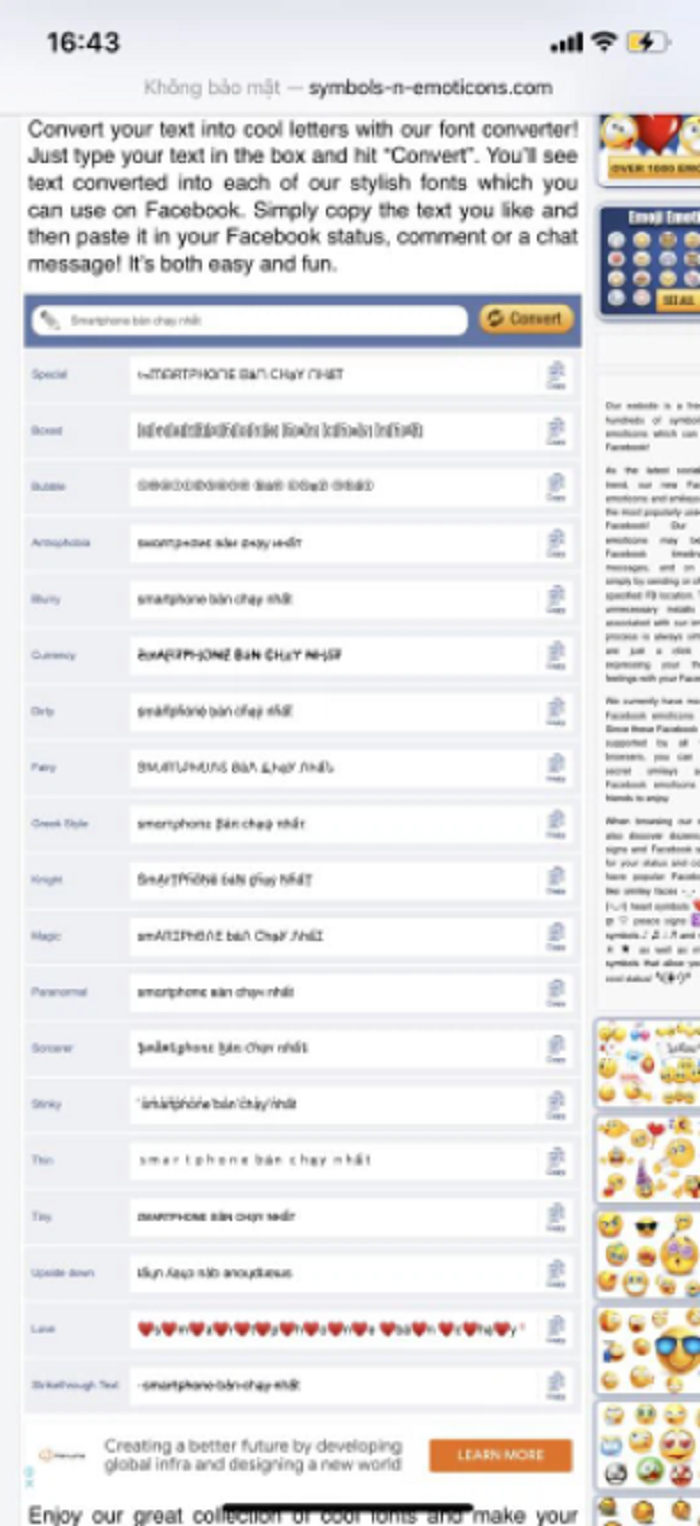  6 cách đổi font chữ Facebook siêu độc và không đụng hàng - 2