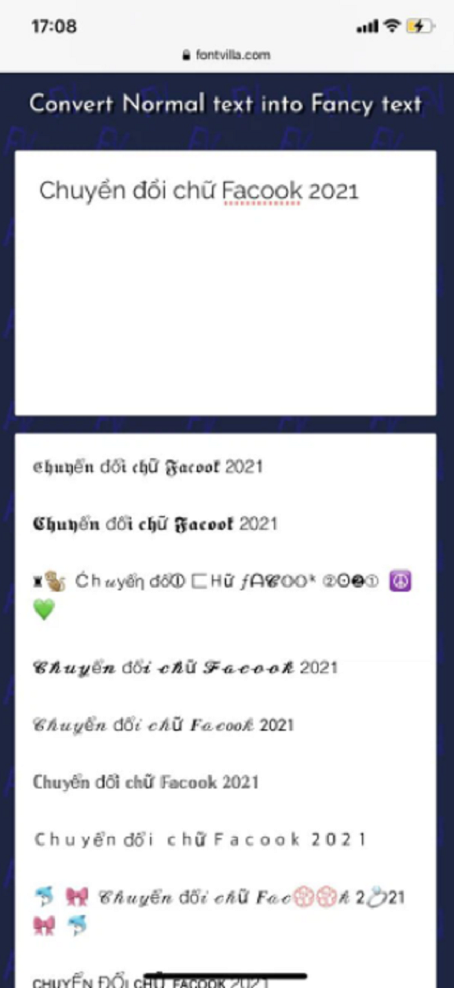  6 cách đổi font chữ Facebook siêu độc và không đụng hàng - 4
