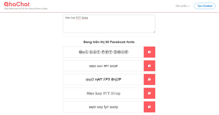  6 cách đổi font chữ Facebook siêu độc và không đụng hàng - 6